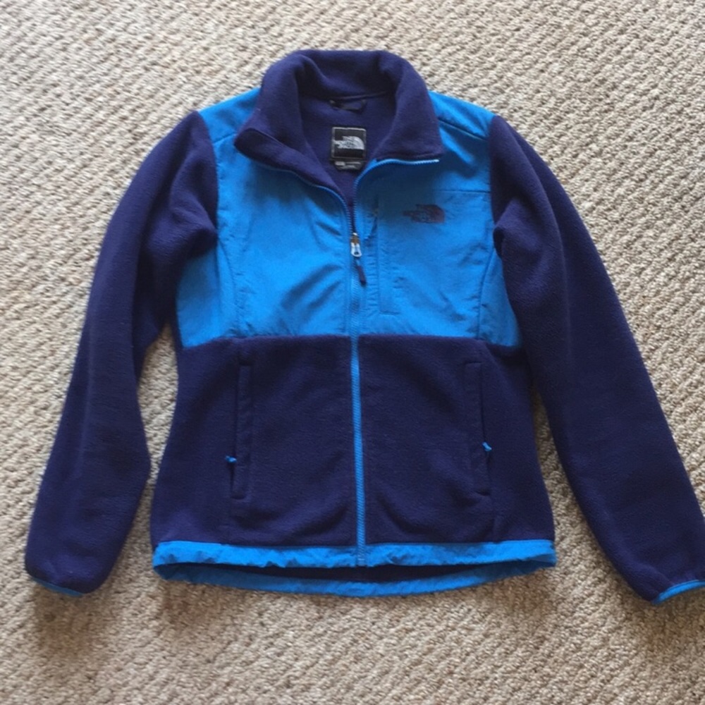 Bundle North face zip up and Eddie Bauer pullover
